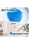 Ceiling Fan Cleaner Duster with Extendable 13-50 Inch Pole (Blue) - 4