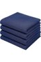 100% Cotton Waffle Weave Kitchen Dish Cloths, 34x34 cm, 4-Pack (Blue)
