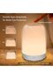Nursery Night Light for Babies - Dimmable Warm, 5-Color USB Rechargeable Touch Lamp - 5