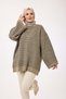 51172- Stylish Comfortable Glittery Women's Knitwear Long Sweater