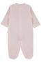 Velvet Patterned Jumpsuit (My Little One) Pink - 2