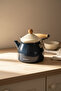 Nostalgia Wooden Handle Kettle Dark Gray - 4