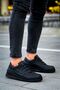 Ch040 C-Rey Men's Casual Lace-Up Leather Sports Sneaker Shoes Cst - Black - 4