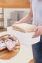 Sort 3 Pieces Organizer White Color Plastic Multi-Purpose Bathroom Kitchen Office Organizer - 5