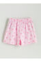 Girls' Pajama Shorts with Elastic Waist, Pack of 2 - 4