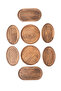 Rustic Wooden Presentation Plate Set |   Oval & Round Serving Plates |   Natural Wood – 8 Pieces - 2