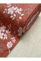 Solina Floral Patterned 100% Cotton Orange Bedding Sheet Pillowcase Meterage Fabric | 100-240 cm - 5