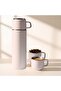 Set of 2-Stainless Steel Flask Set with 3 Cups-500 Ml-7 Lt Thermos Bag - 6