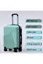 Hard Shell Lightweight 20 Inch (7-10kg) Luggage, Smooth Wheels, Secured Lock, Suitcase - 7