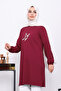 Plum Stone Printed Modal Tunic