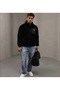 Super Soft Touch: Men's Black Plush Coat - 2