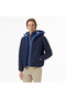 Men's Navy Blue Regular Fit Reversible Jacket