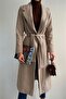 Women's Premium Coat with Mink Belt 9350 - 2