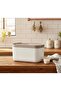 Storemate 12 Lt Multi-Purpose Grain and Legumes Box with Sliding Lid and Wheels Storage Container - 4