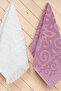 Tuna 6-Piece 30X50, 100% Cotton, Fringed Kitchen & Hand Towel Set – Soft, Absorbent, Aesthetic - 4