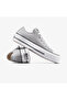 حذاء رياضي نسائي من Chuck Taylor All Star ذو نعل سميك باللون الرمادي - 7