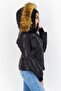 Women Quilted Puffer Jacket, Black - 4