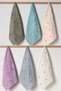 6-Piece 50X90, 100% Cotton Bamboo, Embroidered, Hand-Face-Hair Towel Set – Soft, Absorbent, Stylish and Durable - 2