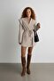 Women’s Lace-Detail Oversized Jacket with Side Panels