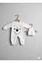 Children's Baby Jumpsuit with Smiling Face and Hat - 2