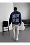 Men's Oversized Bandana Patterned Sweatshirt Sacred Rebellion Printed Crew Neck 5 Colors - 4