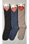 Economic Thermal Knee-High Towel Socks Winter Knee-High 3 Pairs