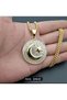 Yiwu 1 Piece Stylish & Luxurious Shining with Star & Moon Pendant, Gold-Tone Chain Women & Men Jewelry - 2