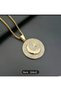 Yiwu 1 Piece Stylish & Luxurious Shining with Star & Moon Pendant, Gold-Tone Chain Women & Men Jewelry