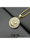 Yiwu 1 Piece Stylish & Luxurious Shining with Star & Moon Pendant, Gold-Tone Chain Women & Men Jewelry - 3