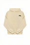Unisex Stüssy Zar Printed Oversized Bol Cut Cotton 3 Thread Ş Fleece-Lined Beige K Hooded Sweatshirt - 3