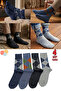 Men's Thick Wool Socks Set 4 Pairs – Lambswool Thermal Socks