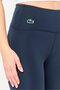 Women Tight Fit Training Cropped Leggings, Slate Blue - 3