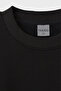 سترة GET OVER IT سلحفاة مطبوع سوداء اللون برقبة دائرية - 3