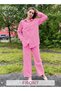 Ladies Comfortable Cotton Linen 2 Piece Suit for Daily Commute - Shirt and Wide Leg Pants Set with S