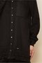 Shirt Collar Suede Tunic 46116 - 3