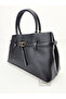 Black Mini Bag with Accessories, Belt Buckle, Hand and Shoulder Bag - 2