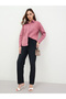 Blush Pink Embroidered Long Sleeve Shirt - 2
