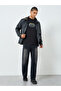 Men Black Oversized Retro Ornate Printed T-Shirt - 2