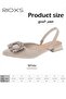 Women's Strappy Closed Toe Heeled Sandals, Pointed Toe Low Chunky Block Heels, Slip-On Backless Heel - 6