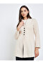 Women Solid Fitted Long Sleeve Coat - 3