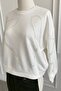 Sweatshirt with Wave Stone Detail on the Front and Sleeves - 3