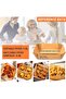 YU WELL Air Fryer Disposable Parchment Liners, Square 20cm - 50pcs - 7