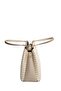 Sand Beige - Sand Plaid Line Square Women's Handbag Sp1205 - 3