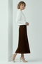 Pleated Skirt 4560 Brown - 3