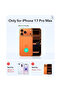 Apple iPhone 17 Pro Max Compatible Velvet Launch Case and Ghost Full-Covering Glass Screen Protector - 2