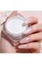 2 Pcs Pearl White Mermaid Aurora Chrome Nail Powder Kit for Gel Nails