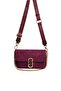 Burgundy - Burgundy Suede Women's Shoulder Bag Sp1171 - 5