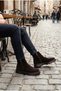 CHELSEY Genuine Leather Double Zip Men's Winter Boots - 3