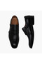 Men Slip-On Leather Monk Shoes - 2