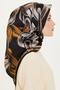 100% Sura Silk Scarf 9253D (S) (Nostalji̇)-01 - 3